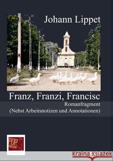 Franz, Franzi, Francisc : Romanfragment. (Nebst Arbeitsnotizen und Annotationen). Lippet, Johann 9783863562465 POP Verlag