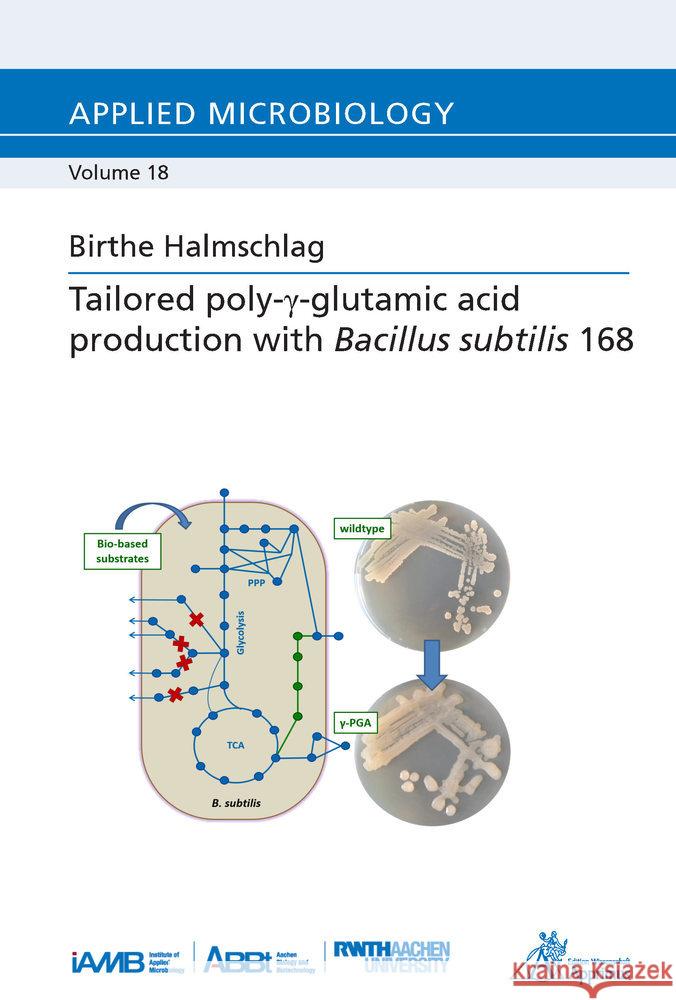 Tailored poly-Gamma-glutamic acid production with Bacillus subtilis 168 Halmschlag, Birthe 9783863598327 Apprimus Verlag