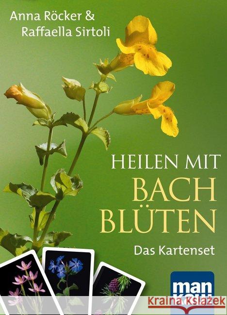 Heilen mit Bachblüten, Kartenset : Mit 42 Bachblüten-Karten und 46-seitigem Booklet Röcker, Anna E. 9783863740993