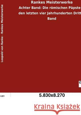 Rankes Meisterwerke Leopold Von Ranke 9783863829827 Salzwasser-Verlag Gmbh