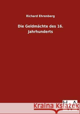 Die Geldmächte des 16. Jahrhunderts Ehrenberg, Richard 9783863831509