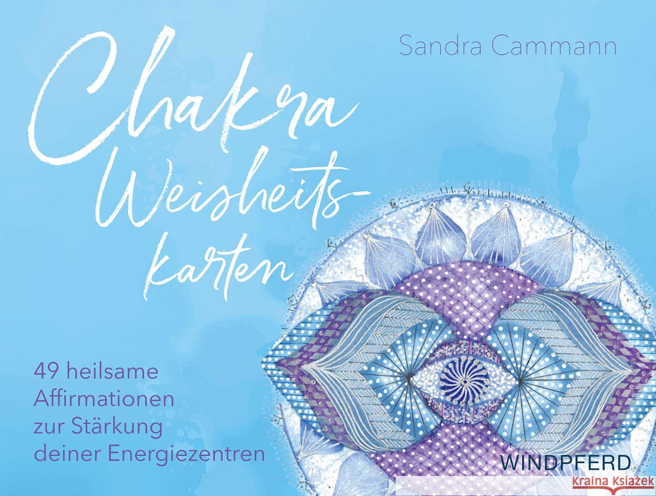 Chakra-Weisheitskarten, 49 Teile Cammann, Sandra 9783864103094 Windpferd