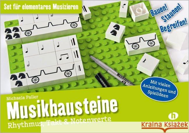 Musikbausteine Set für Elementares Musizieren : Rhythmus, Takt & Notenwerte. Mit vielen Anleitungen und Spielideen Paller, Michaela 9783864340147