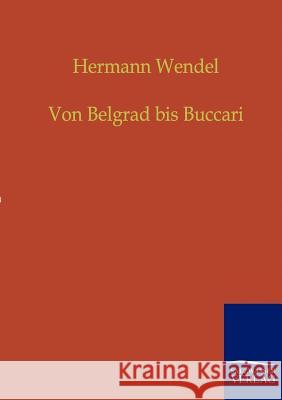 Von Belgrad bis Buccari Wendel, Hermann 9783864441738 Salzwasser-Verlag