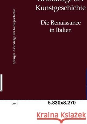 Grundzüge der Kunstgeschichte Springer, Anton 9783864443923 Salzwasser-Verlag