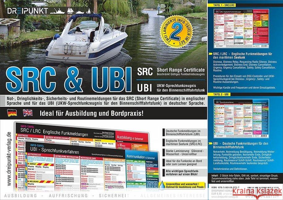 Info-Tafel-Set SRC & UBI, 2 Info-Tafeln : SRC & UBI. UBI Sprechfunkverfahren (deutsch) und SRC Funksprüche (englisch) Schulze, Michael 9783864480737