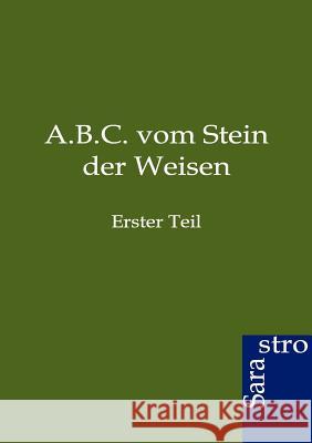 A.B.C. vom Stein der Weisen Ohne Autor 9783864711398