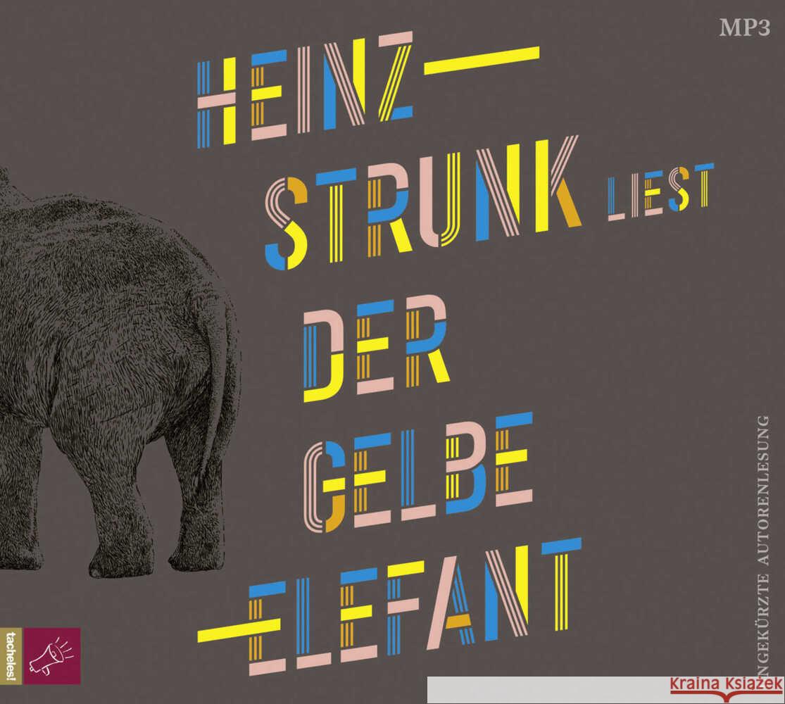 Der gelbe Elefant, 1 Audio-CD, 1 MP3 Strunk, Heinz 9783864848346