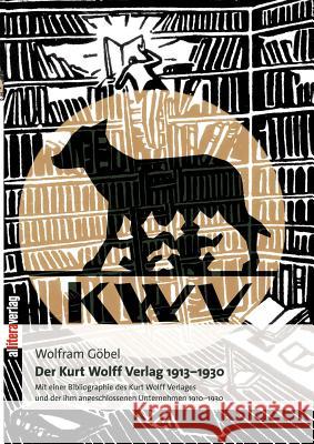 Der Kurt Wolff Verlag Wolfram G 9783865202635 Allitera Verlag