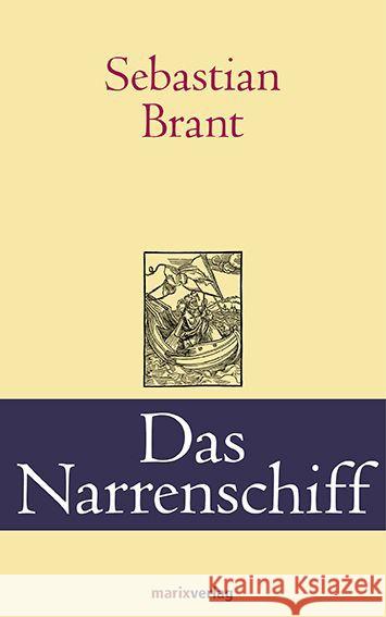 Das Narrenschiff Brant, Sebastian 9783865393203