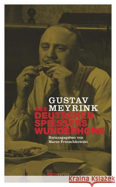 Des deutschen Spiessers Wunderhorn Meyrink, Gustav 9783865393777