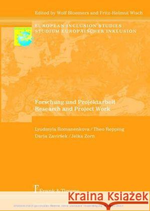 Forschung und Projektarbeit / Research and Project Work Romanenkova, Lyudmyla, Repping, Theo, Zavirsek, Darja 9783865960368 Frank und Timme GmbH