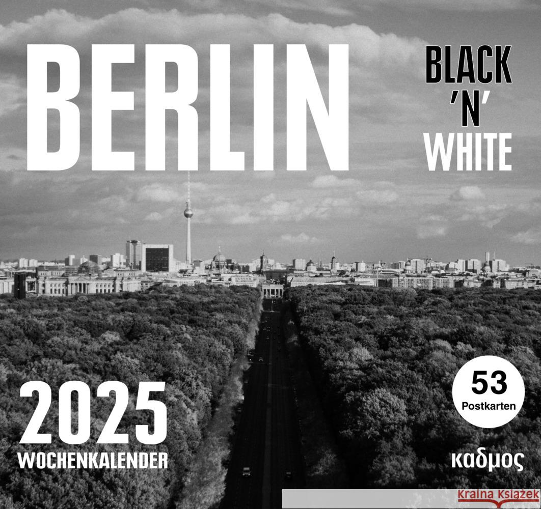 Berlin Black 'N' White Kalender (2025) Burckhardt, Wolfram 9783865995889