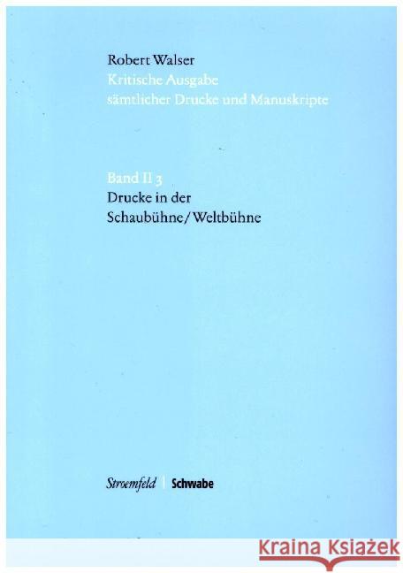 Drucke in 'Die Schaubühne / Die Weltbühne', m. DVD-ROM  9783866002418 Stroemfeld