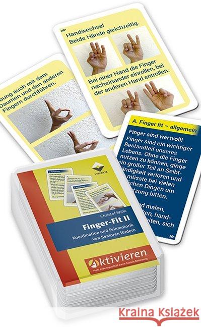 Finger-Fit (Kartenspiel). Tl.2 : Koordination und Feinmotorik von Senioren fördern Wölk, Christof 9783866307858 Vincentz Network