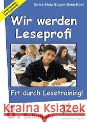 8. Schuljahr : Fit durch Lesetraining! Stolz, Ulrike Kohl, Lynn-Sven  9783866327689 Kohl-Verlag