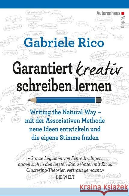 Garantiert kreativ schreiben lernen Rico, Gabriele 9783866711570