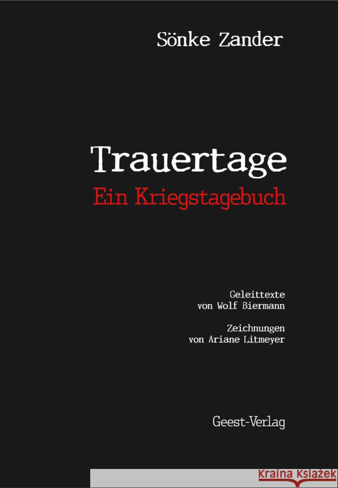 Trauertage Zander, Sönke 9783866859159 Geest Verlag