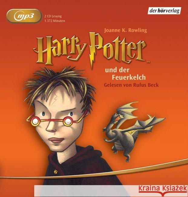 Harry Potter und der Feuerkelch, 2 MP3-CDs : Vollständige Lesung Rowling, Joanne K. 9783867176545 DHV Der HörVerlag