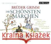 Die schönsten Märchen, 4 Audio-CDs : Auswahl. Vollständige Lesungen Grimm, Jacob; Grimm, Wilhelm 9783867178969