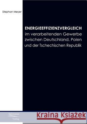 Energieeffizienzvergleich im verarbeitenden Gewerbe in Deutschland, Polen und Tschechien Meyer, Stephan 9783867410014 Europ Ischer Hochschulverlag Gmbh & Co. Kg