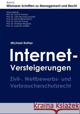 Internet-Versteigerungen Rother, Michael   9783867410182 Europäischer Hochschulverlag