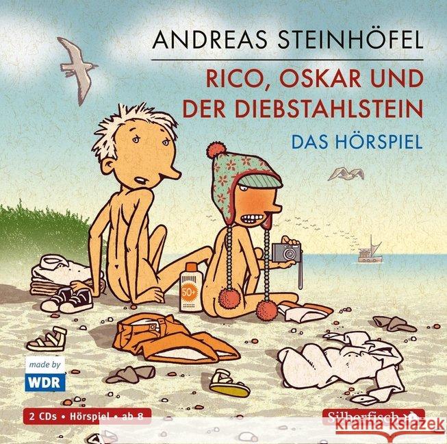 Rico, Oskar und der Diebstahlstein, 2 Audio-CDs : Das Hörspiel Steinhöfel, Andreas 9783867421409