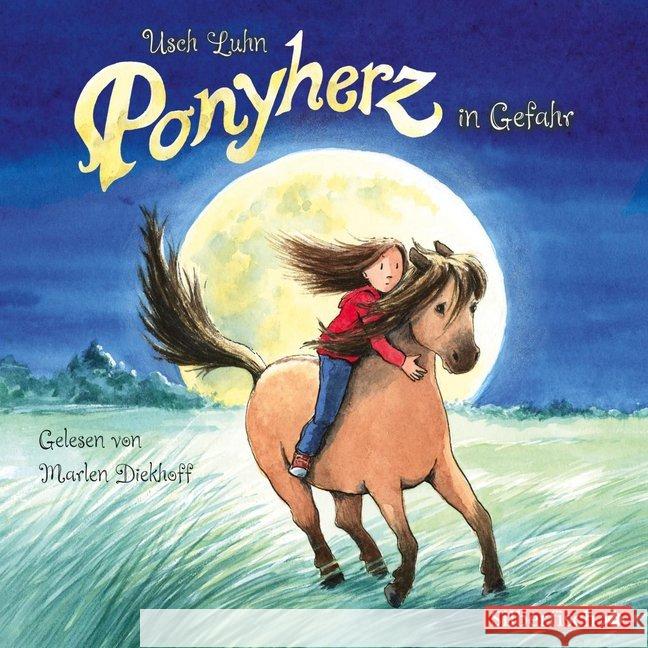 Ponyherz in Gefahr, 1 Audio-CD : Lesung Luhn, Usch 9783867421614 Silberfisch