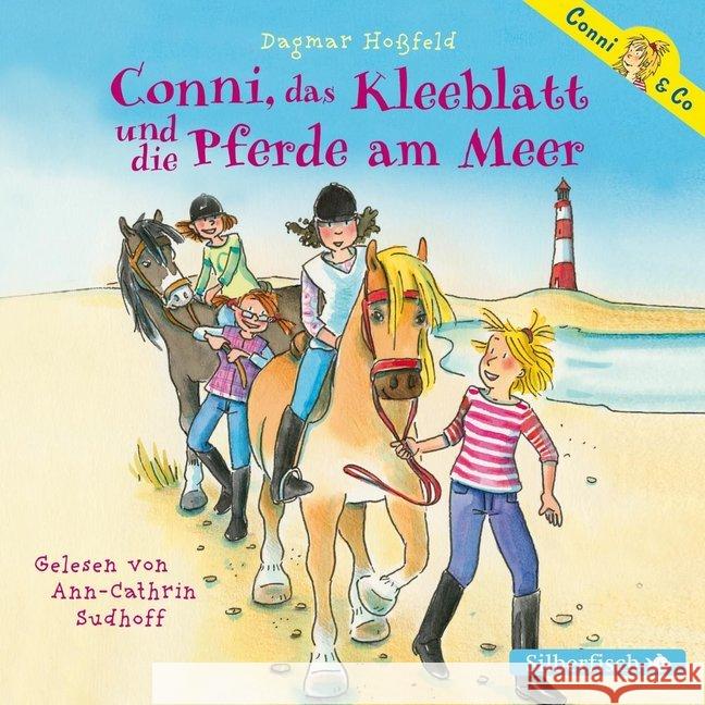 Conni, das Kleeblatt und die Pferde am Meer, 2 Audio-CDs Hoßfeld, Dagmar 9783867421973