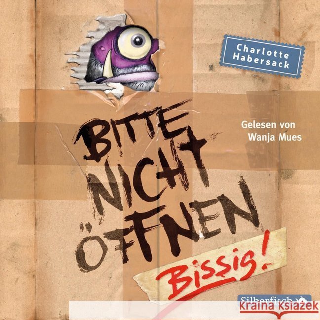 Bitte nicht öffnen. Bissig!, 2 Audio-CDs : Gekürzte Lesung Habersack, Charlotte 9783867422970 Silberfisch