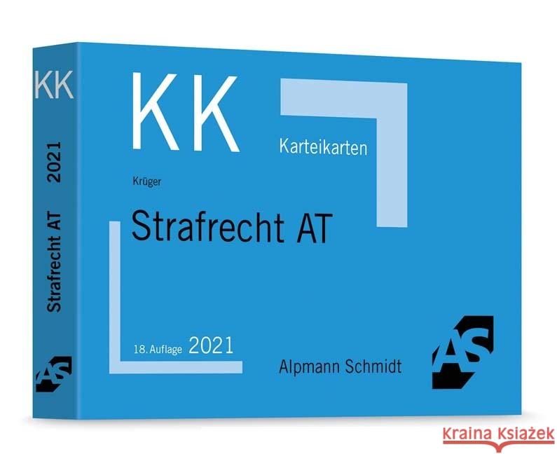 Karteikarten Strafrecht Allgemeiner Teil Krüger, Rolf 9783867527934