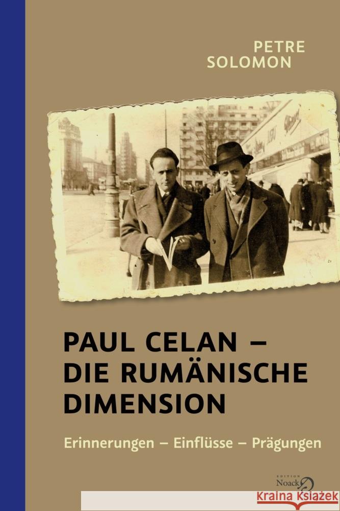 Paul Celan - Die rumänische Dimension Solomon, Petre 9783868131550