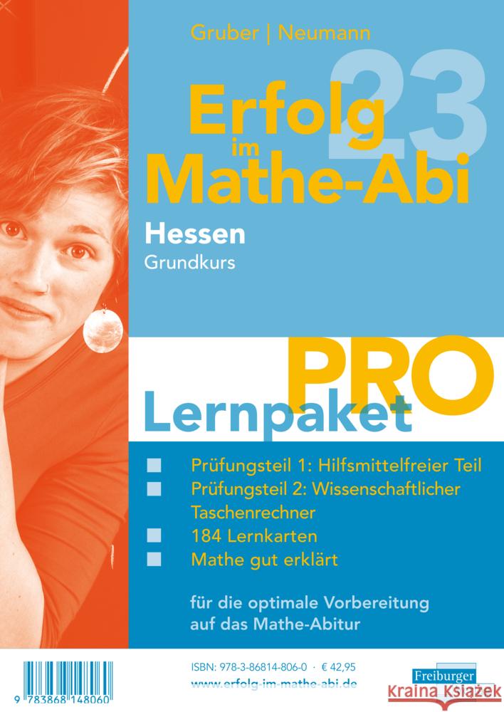 Erfolg im Mathe-Abi 2023 Hessen Lernpaket 'Pro' Grundkurs, 4 Teile Gruber, Helmut, Neumann, Robert 9783868148060