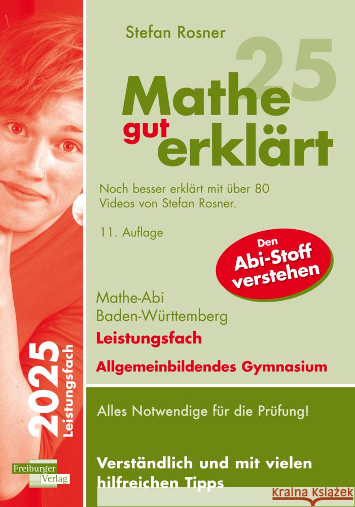 Mathe gut erklärt 2025 Leistungsfach Baden-Württemberg Gymnasium Rosner, Stefan 9783868148770