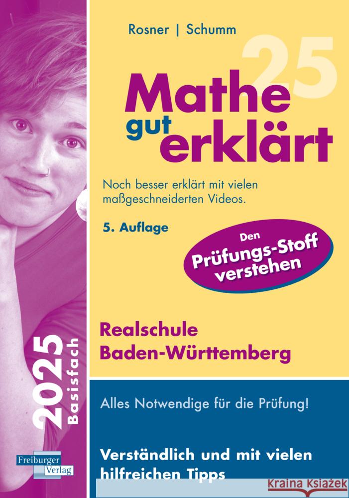 Mathe gut erklärt 2025 Realschule Baden-Württemberg Gruber, Helmut, Neumann, Robert, Rosner, Stefan 9783868148961