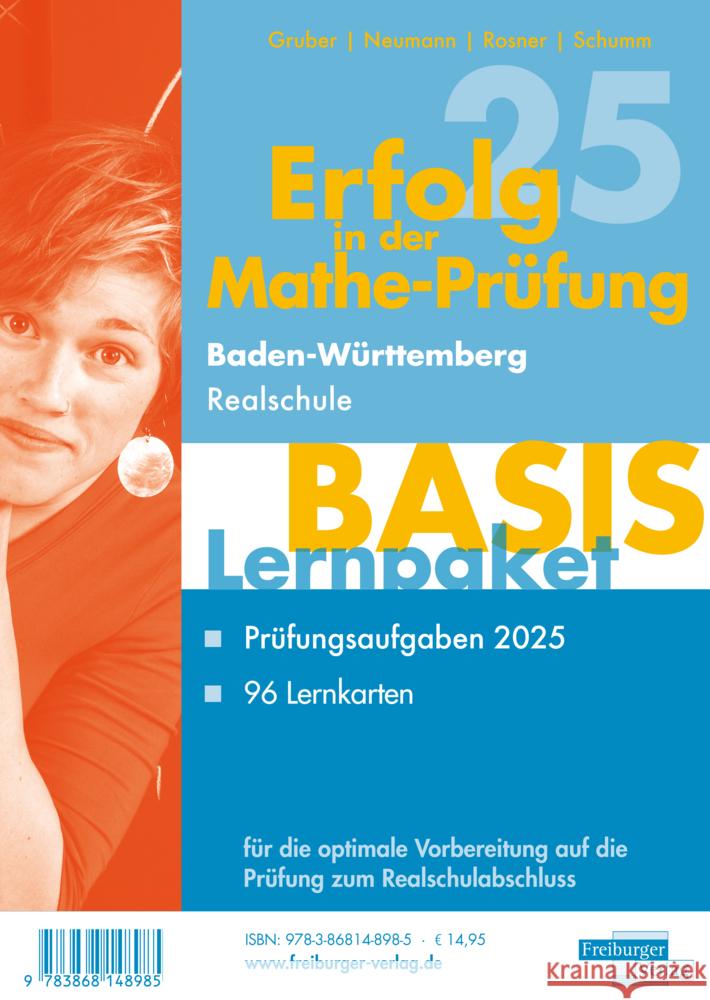 Lernpaket Basis Realschulabschluss 2025 Baden-Württemberg, 2 Teile Gruber, Helmut, Neumann, Robert, Rosner, Stefan 9783868148985