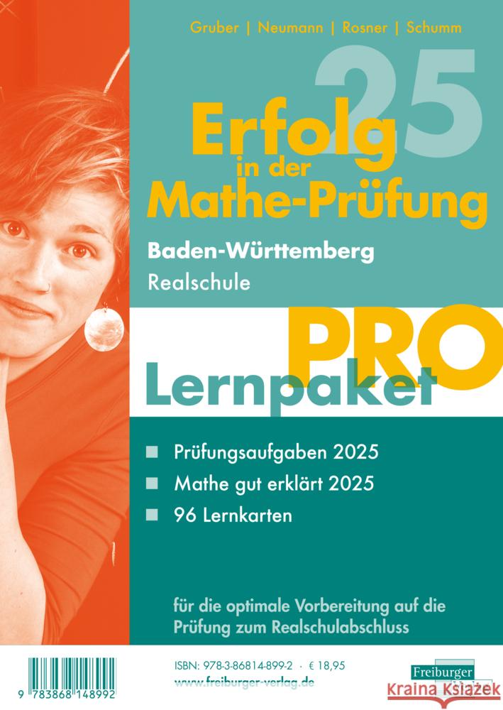 Lernpaket Pro Realschulabschluss 2025 Baden-Württemberg Gruber, Helmut, Neumann, Robert, Rosner, Stefan 9783868148992 Freiburger Verlag GmbH