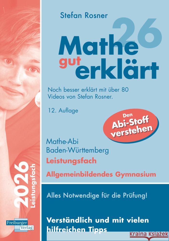 Mathe gut erklärt 2026 Leistungsfach Baden-Württemberg Gymnasium Rosner, Stefan 9783868149272