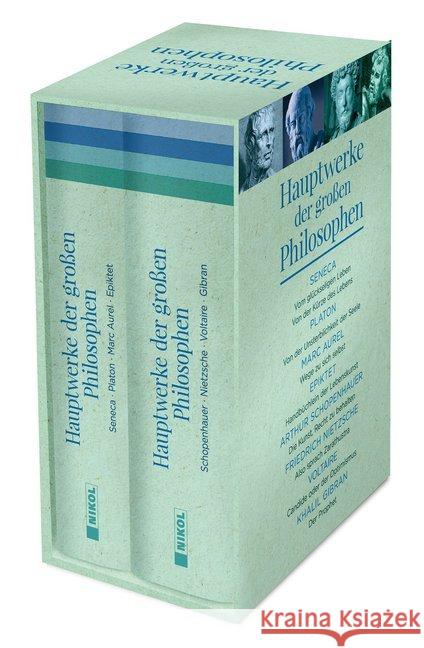 Hauptwerke der großen Philosophen Seneca, Platon, Aurel, Marc 9783868205954 Nikol Verlag