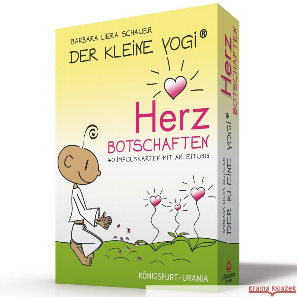 Der Kleine Yogi Herzbotschaften, 40 Impulskarten mit Anleitung Schauer, Barbara Liera 9783868261882