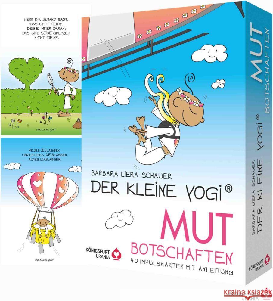 Der kleine Yogi - Mut Botschaften, m. 1 Buch, m. 40 Beilage Schauer, Barbara Liera 9783868262001