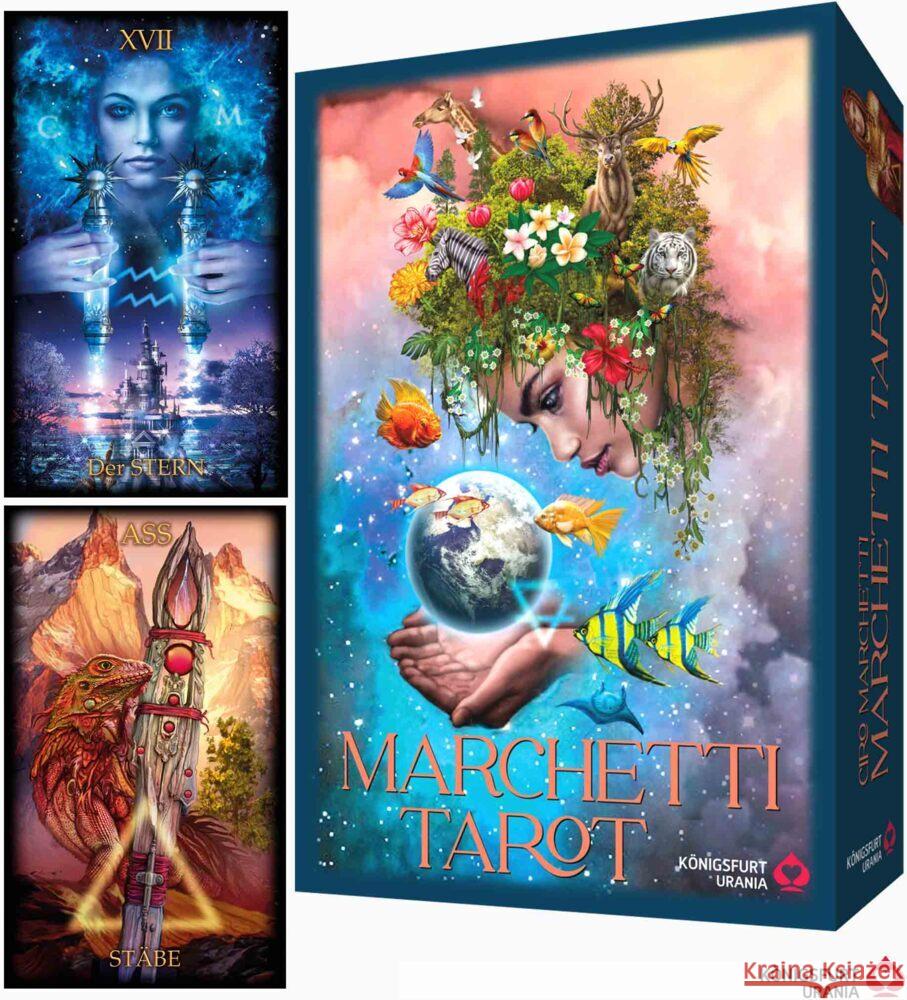 Marchetti Tarot - Folge deiner Intuition!, m. 1 Buch, m. 78 Beilage Marchetti, Ciro 9783868265873