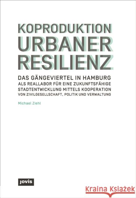Koproduktion Urbaner Resilienz Ziehl, Michael 9783868596410 Jovis