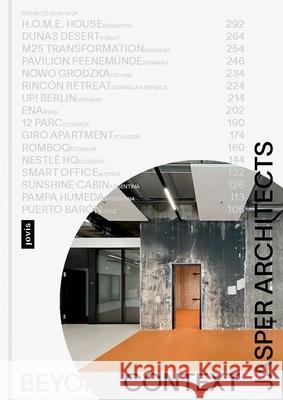 Jasper Architects: Beyond Context Hern?n Bisman Christiane Fath 9783868597653 Jovis Verlag