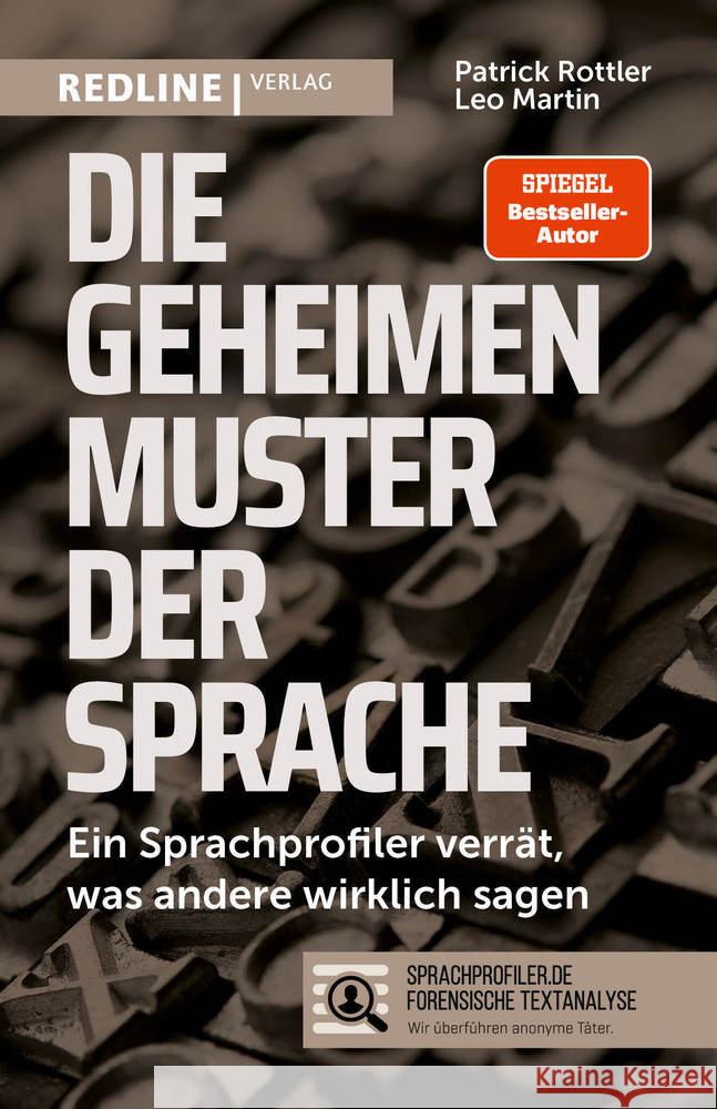 Die geheimen Muster der Sprache Rottler, Patrick; Martin, Leo 9783868818284 Redline Verlag