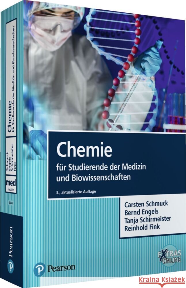 Chemie für Studierende der Medizin und Biowissenschaften, m. 1 Buch, m. 1 Beilage Schmuck, Carsten, Engels, Bernd, Schirmeister, Tanja 9783868944341 Pearson Studium