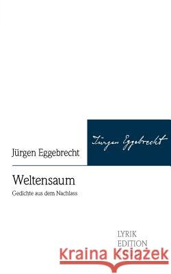 Weltensaum Eggebrecht, Jürgen Welle, Florian  9783869061221 BUCH & media