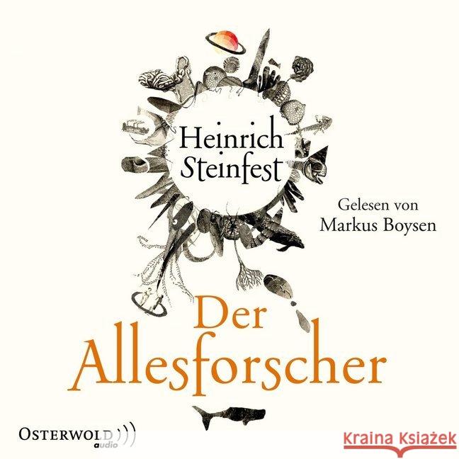 Der Allesforscher, 6 Audio-CDs : Roman. Gekürzte Lesung Steinfest, Heinrich 9783869522111 OSTERWOLDaudio