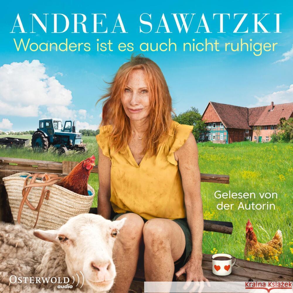 Woanders ist es auch nicht ruhiger, 2 Audio-CD, 2 MP3 Sawatzki, Andrea 9783869525648 OSTERWOLDaudio