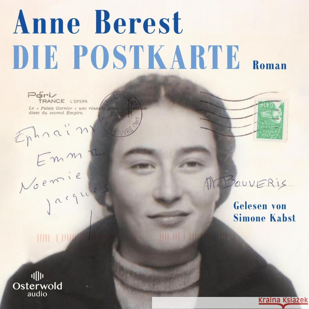 Die Postkarte, 2 Audio-CD, 2 MP3 Berest, Anne 9783869525846